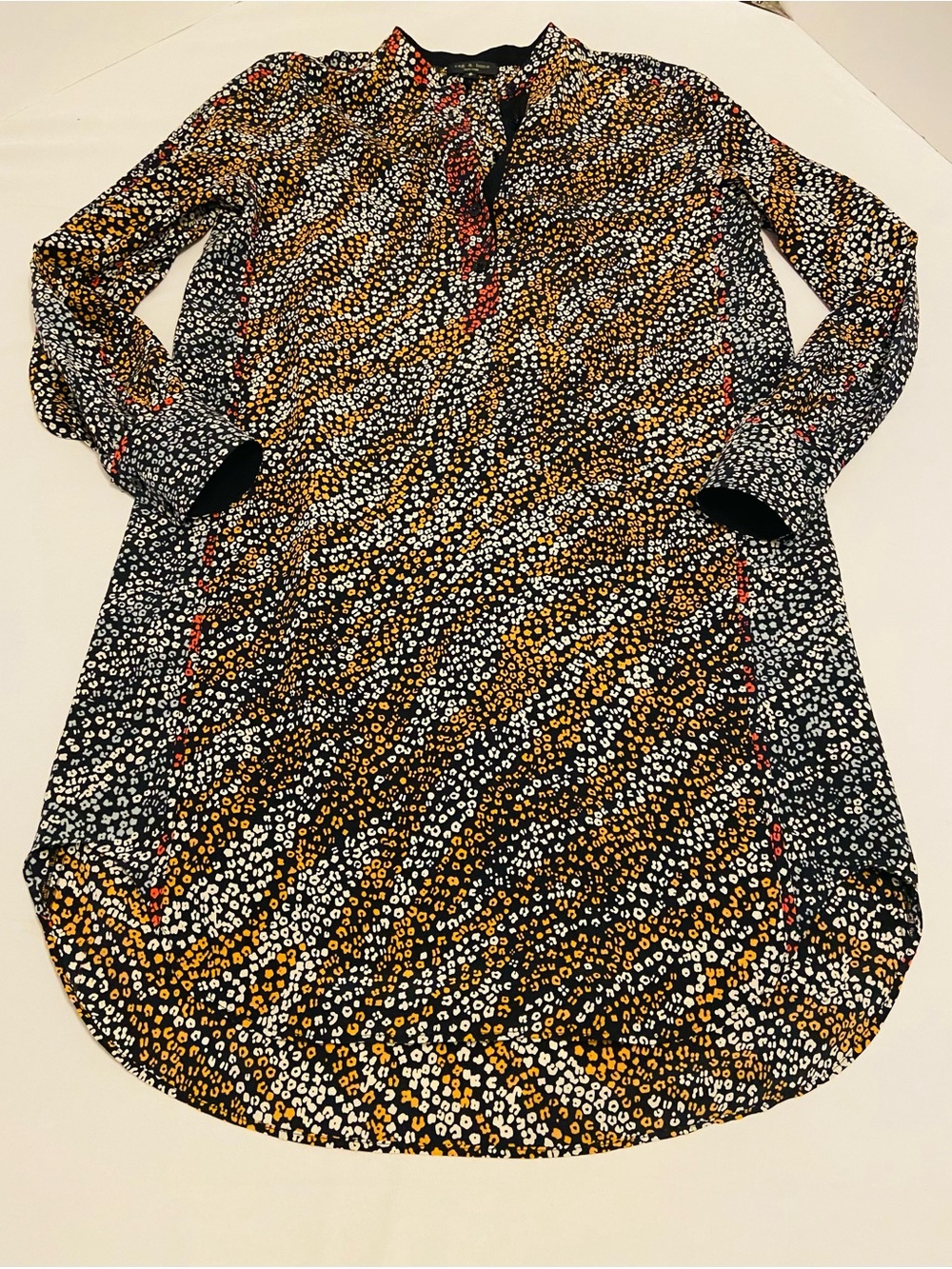 Rag & Bone Long Sleeve Printed Dress, S\P